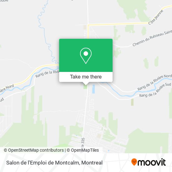 Salon de l'Emploi de Montcalm map