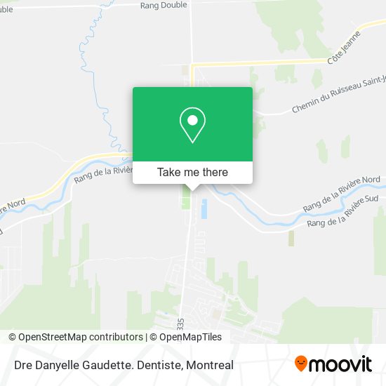 Dre Danyelle Gaudette. Dentiste map