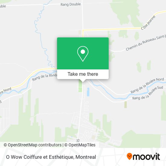 O Wow Coiffure et Esthétique map