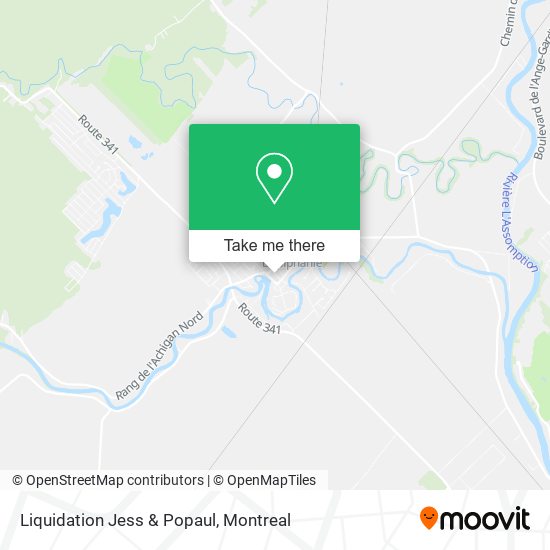 Liquidation Jess & Popaul map