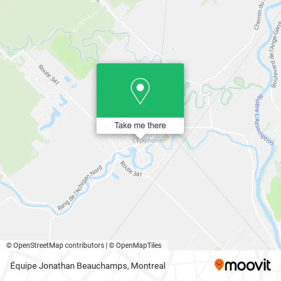 Équipe Jonathan Beauchamps map