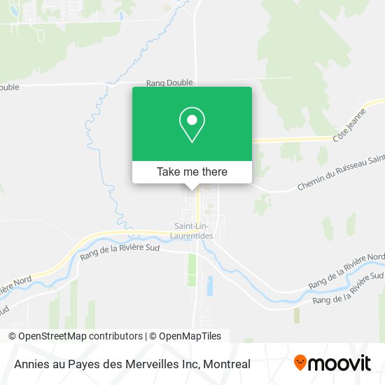 Annies au Payes des Merveilles Inc map