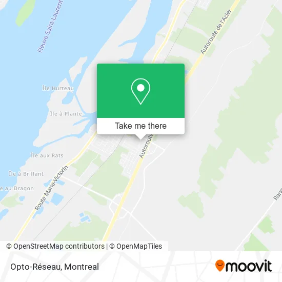 Opto-Réseau map