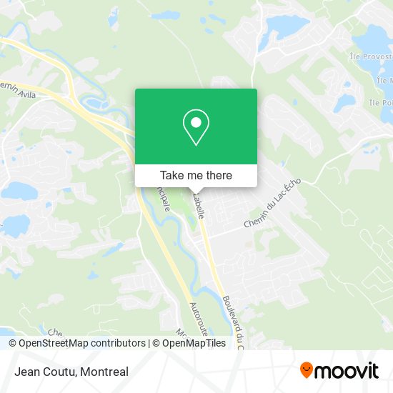 Jean Coutu map