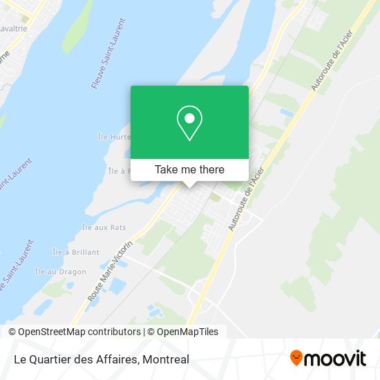 Le Quartier des Affaires map