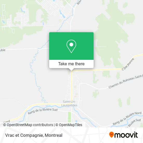 Vrac et Compagnie map