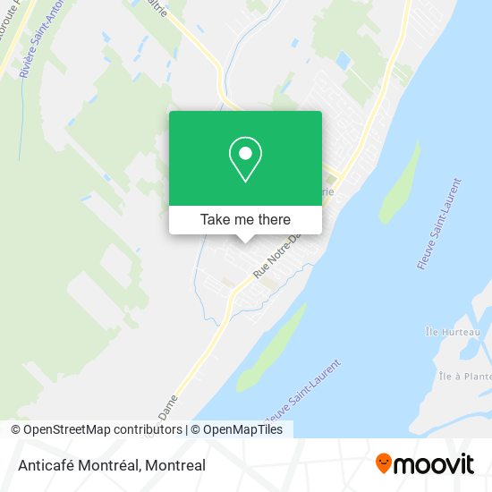 Anticafé Montréal map