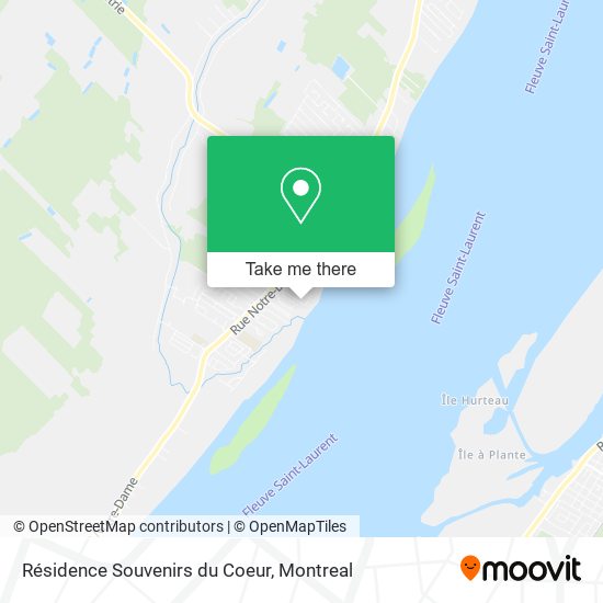 Résidence Souvenirs du Coeur map