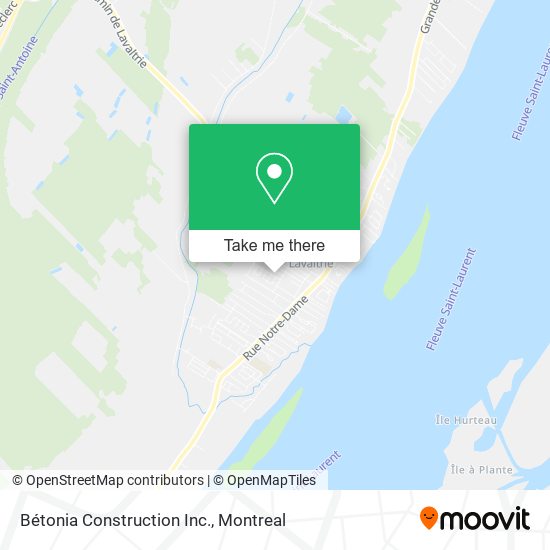 Bétonia Construction Inc. map