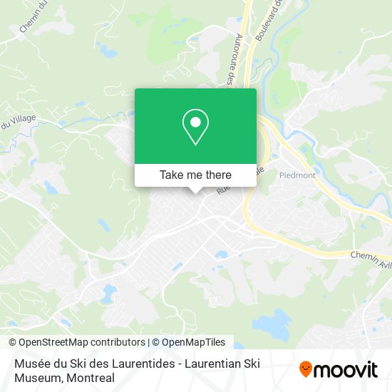 Musée du Ski des Laurentides - Laurentian Ski Museum map