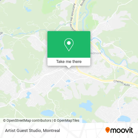 Artist Guest Studio map