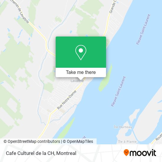 Cafe Culturel de la CH map