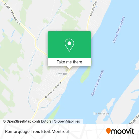 Remorquage Trois Etoil map