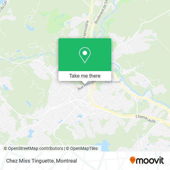 Chez Miss Tinguette map