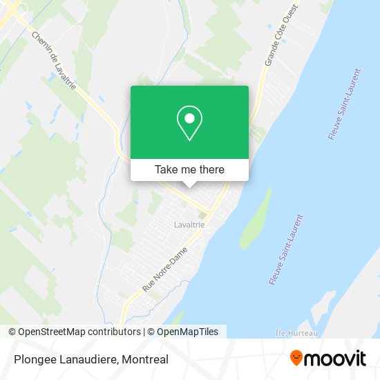 Plongee Lanaudiere map