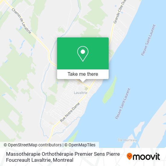 Massothérapie Orthothérapie Premier Sens Pierre Foucreault Lavaltrie map