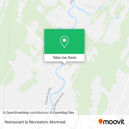 Restaurant la Récréation map