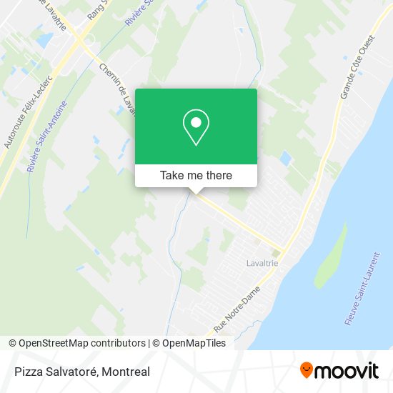 Pizza Salvatoré map