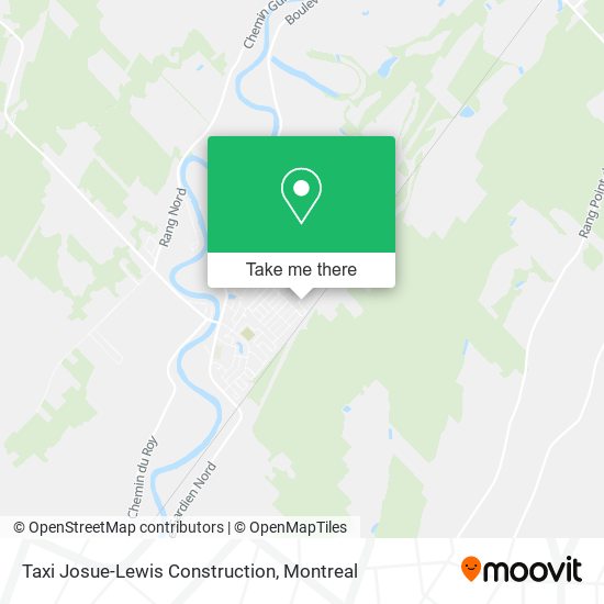 Taxi Josue-Lewis Construction map
