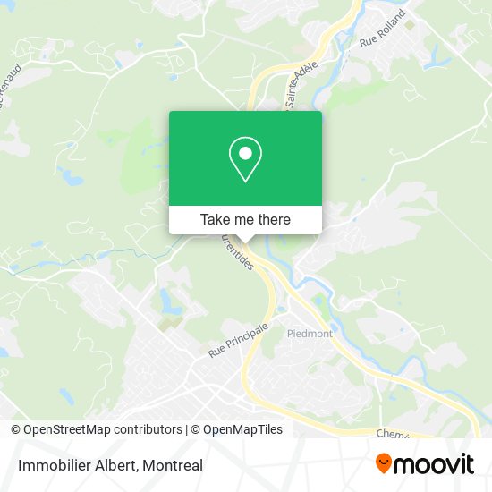 Immobilier Albert map