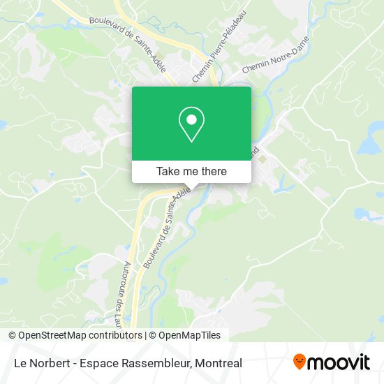 Le Norbert - Espace Rassembleur map