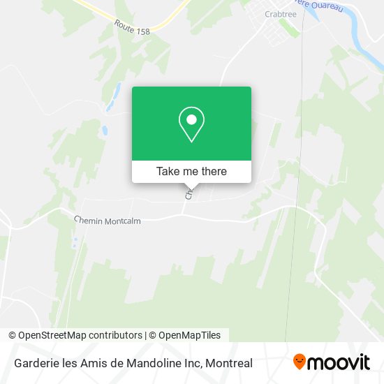 Garderie les Amis de Mandoline Inc map