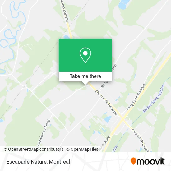 Escapade Nature map