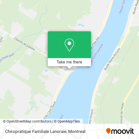 Chiropratique Familiale Lanoraie map