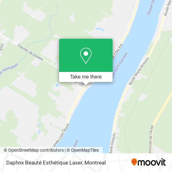 Daphnx Beauté Esthétique Laser map