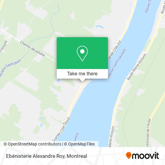 Ebénisterie Alexandre Roy map