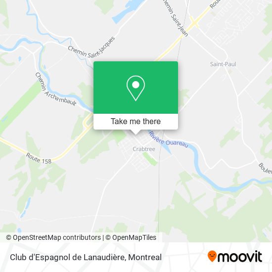 Club d'Espagnol de Lanaudière map