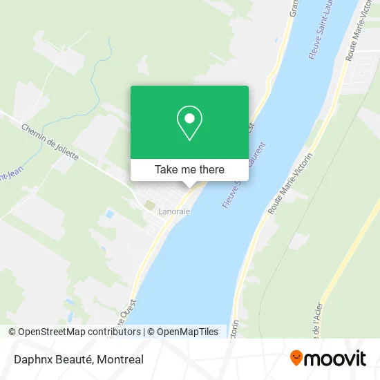Daphnx Beauté map