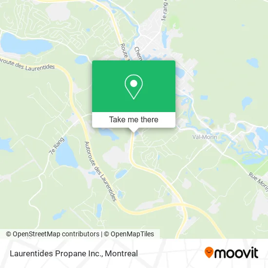 Laurentides Propane Inc. map