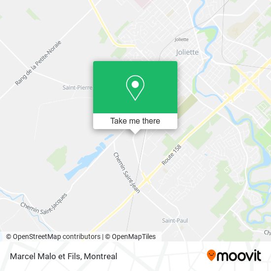 Marcel Malo et Fils map