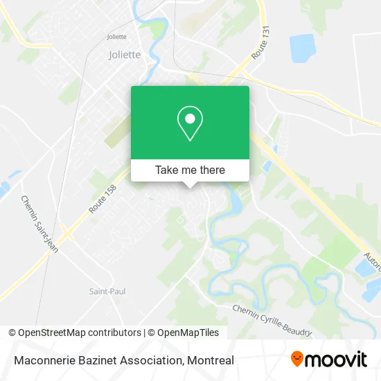 Maconnerie Bazinet Association map