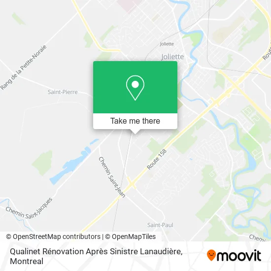 Qualinet Rénovation Après Sinistre Lanaudière map
