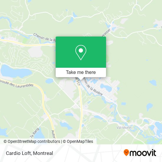 Cardio Loft map