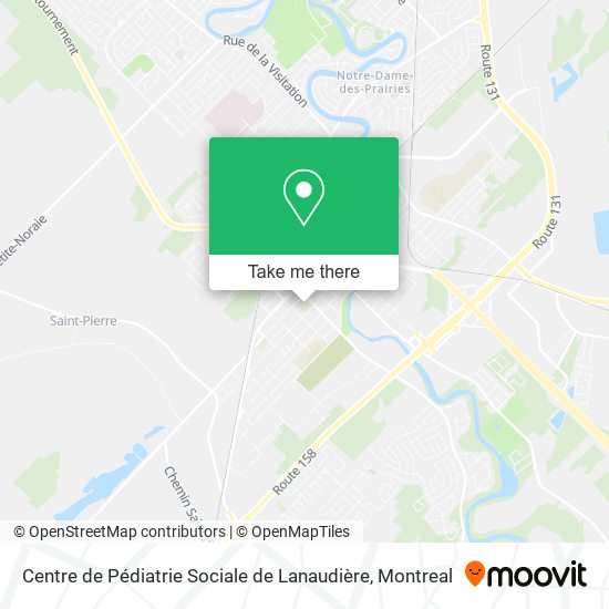 Centre de Pédiatrie Sociale de Lanaudière map