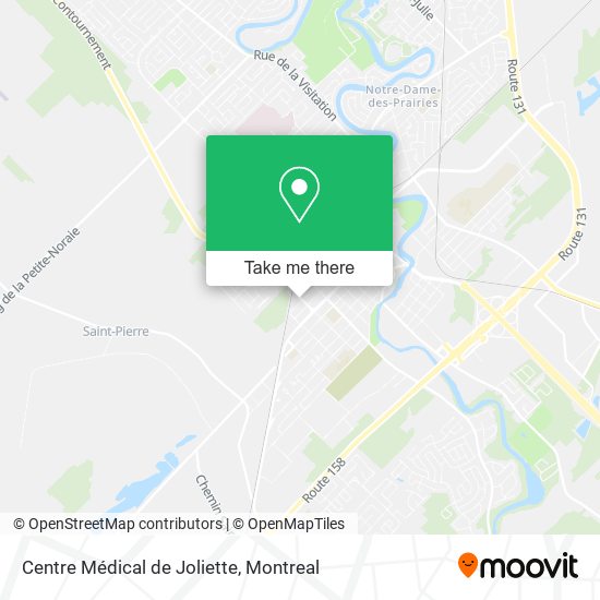 Centre Médical de Joliette map