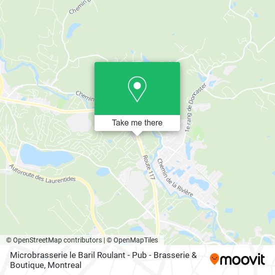Microbrasserie le Baril Roulant - Pub - Brasserie & Boutique map