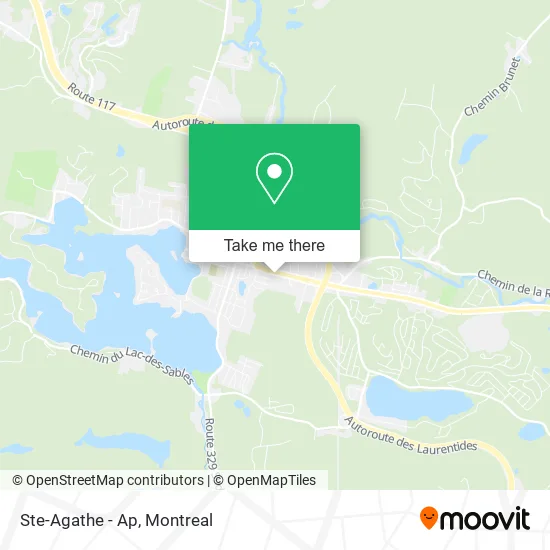 Ste-Agathe - Ap map