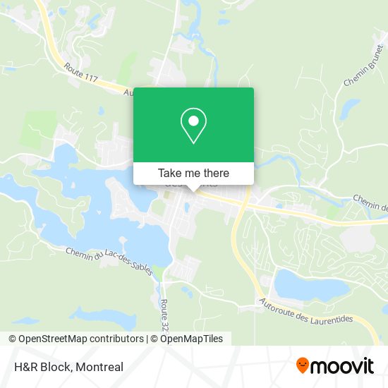 H&R Block map