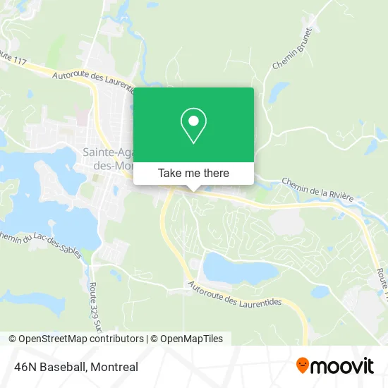 46N Baseball map