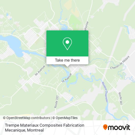 Trempe Materiaux Composites Fabrication Mecanique map