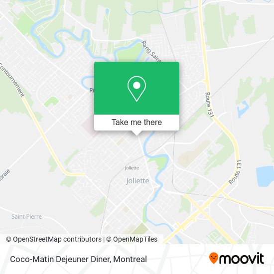 Coco-Matin Dejeuner Diner map