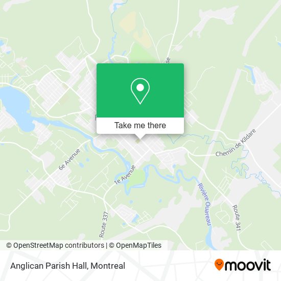 Anglican Parish Hall map