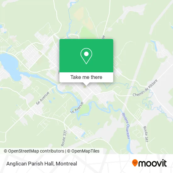 Anglican Parish Hall map