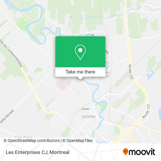 Les Enterprises CJ map