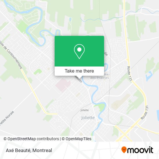 Axé Beauté map