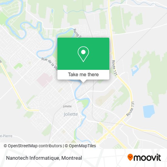 Nanotech Informatique map